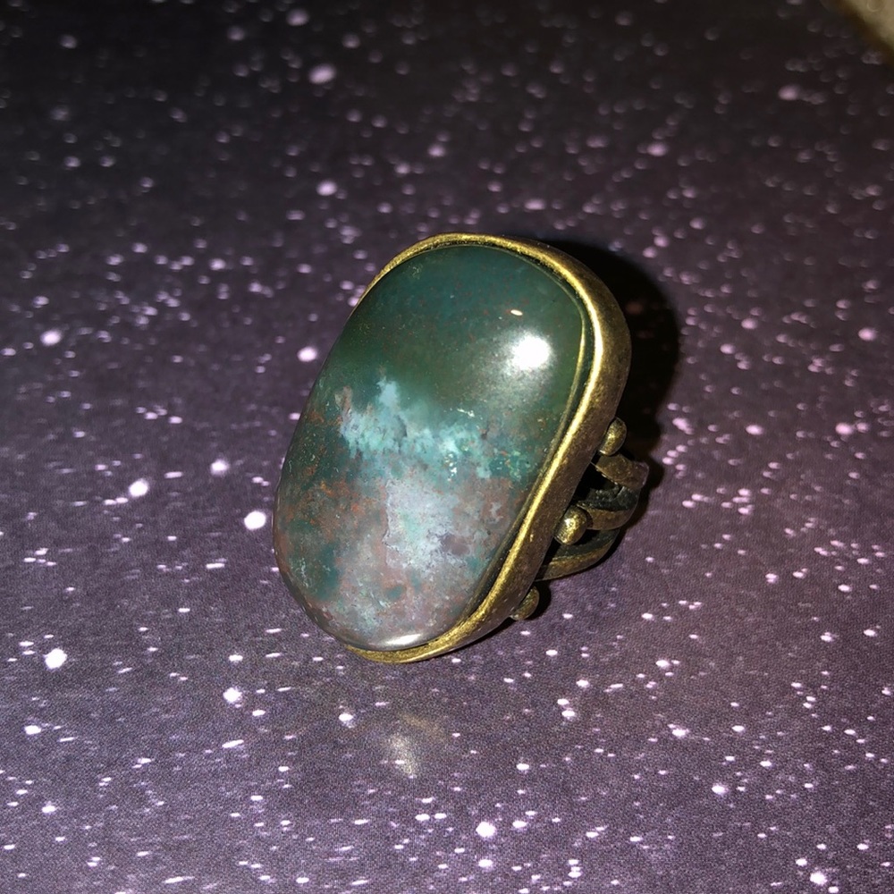 Rustic Stone Ring